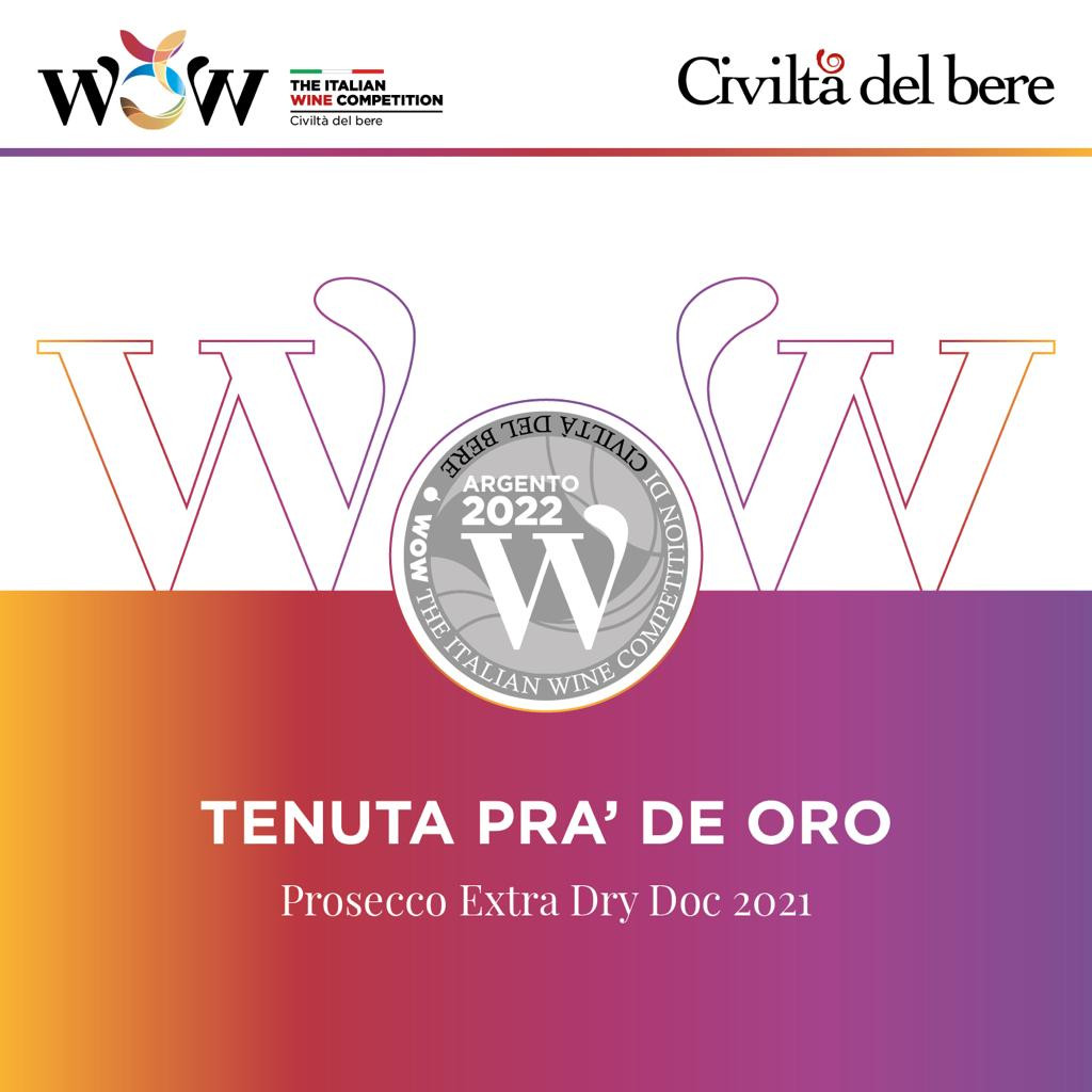 Medaglia d’argento del WOW! THE ITALIAN WINE COMPETITION 2022