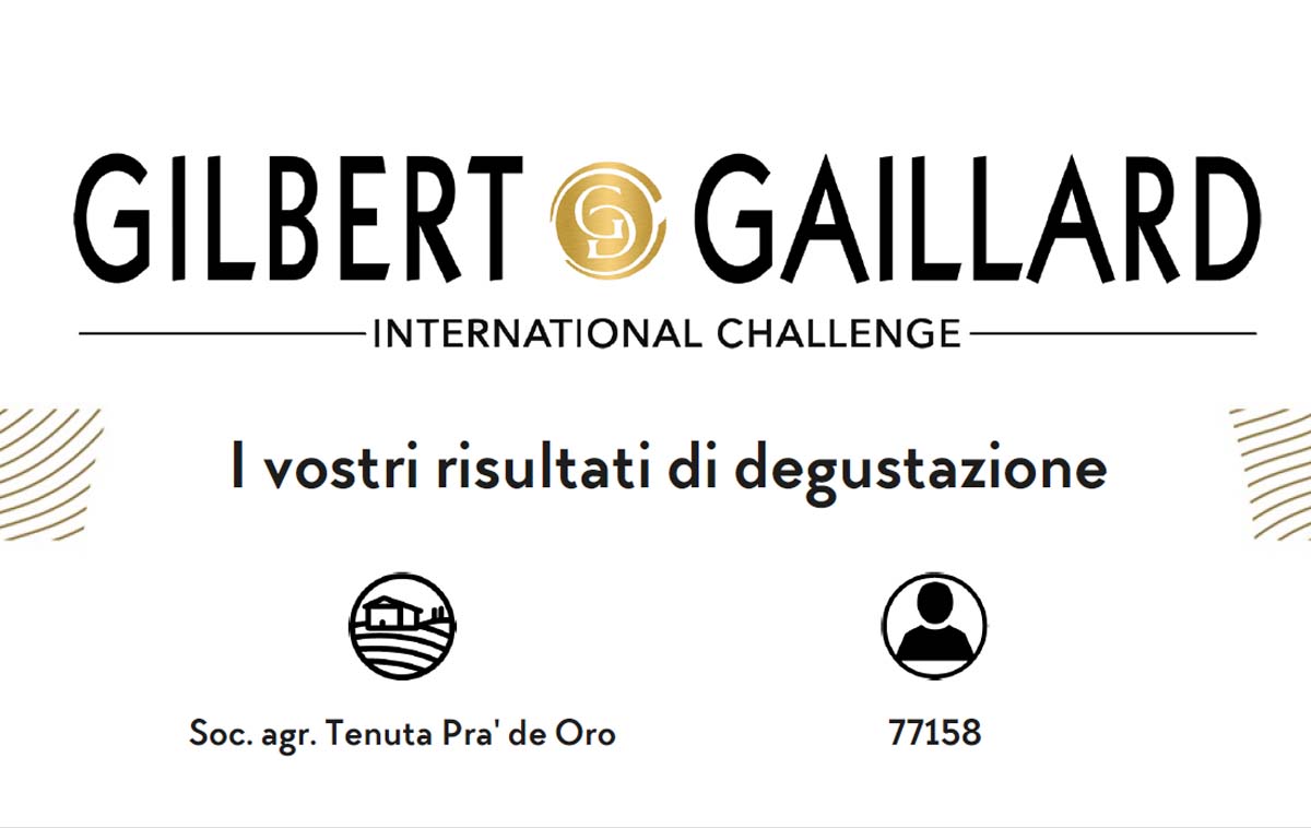 Medaglia d’oro Gilbert & Gaillard